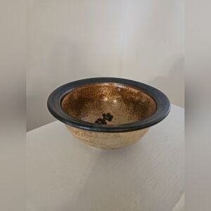 USED Reynolds Studio Art Pottery Hand Turned Bowl Signed Reynolds Pottery